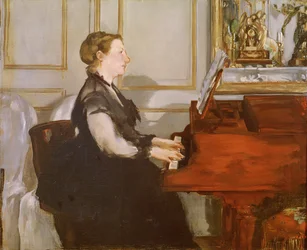 Madame Manet at the Piano, 1868
